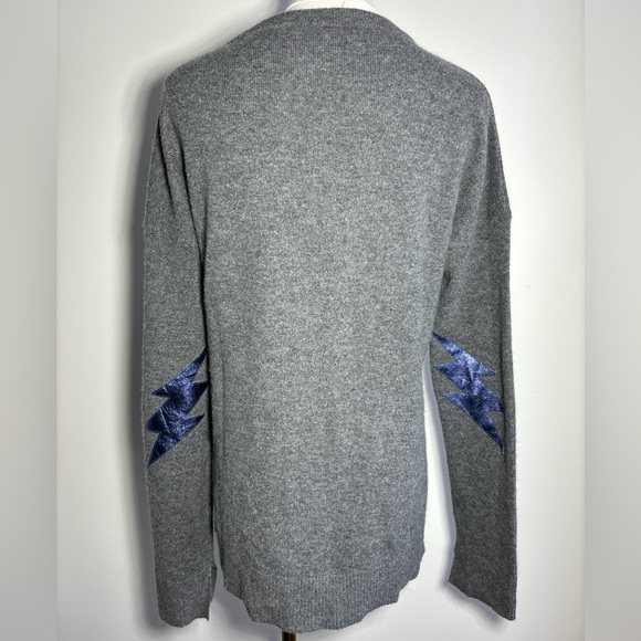 100% Cashmere Zadig & Voltaire CICI C Patch Sweater - Picture 4 of 12